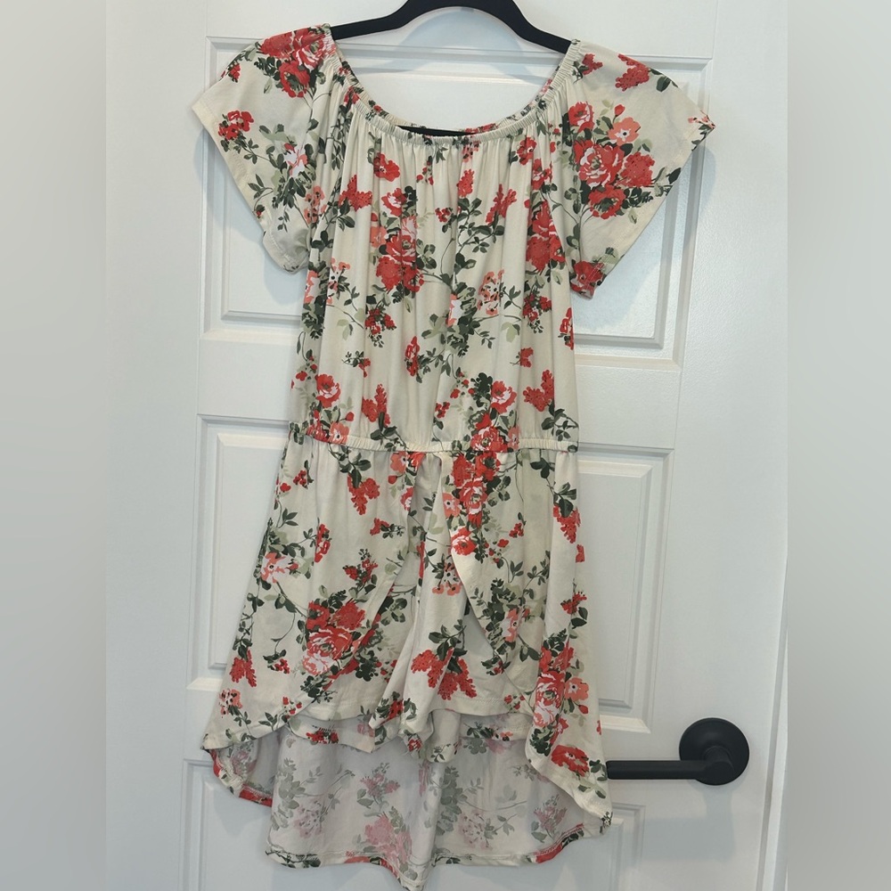 Girls Floral Romper Size 10/12